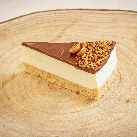 Nutella cheesecake řez